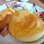 ガスト - パンケーキ＆スクランブルエッグセット