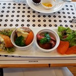 ろくもん - 前菜、お野菜やお肉、お魚と盛り沢山