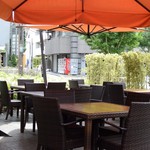 クッチーナ デル カンポ - テラス席の方がゆったり出来る