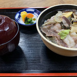 鈴木屋食堂 - 山あらし丼 ¥1080