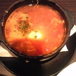 Spain bar Sebasuke - ニンニクスープ