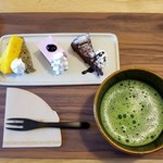 スゴス ヒトトキ - スィーツ3点セット(抹茶に変更)