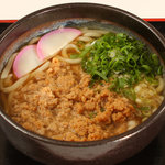 亀吉うどん - 鶏そぼろうどん