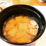 料理屋くおん - 茄子のお味噌汁