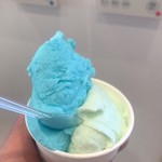 GELATO LicoLico - 厚田ブルーとホワイトチョコミントのダブル