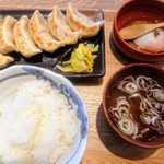 肉汁餃子のダンダダン - ランチ限定・餃子ライス2019.05（ダンダダン酒場 戸越銀座店）