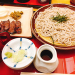 Sobadokoro Marumatsu - 牛たん焼き単品とざる蕎麦単品