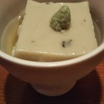 えんや - お通し  ゴマ豆腐  旨し(^^)