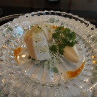 銀座うかい亭 - ホタテ貝のマリネ