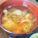 Hamanoban Yasakanaryouri Hamayuri - 味噌汁(鮭のあら汁)