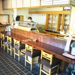 はまゆり - カウンター席
