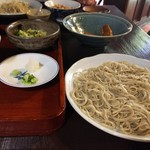 まほろば - 国産豚角煮御膳の
            蕎麦は後から提供になりました