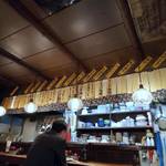 丸忠 - 渋い店内