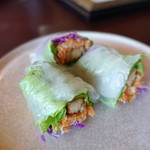 季節の菜食ご飯 そや - テンぺの春巻き、皐月のお食事