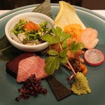 和食すがわら - 刺身盛り合わせ。