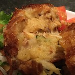 サンチャ フカミ - コロッケの中身はこんな感じ