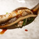 エクアトゥール - 穴子 芹と蛤のリゾット 黒七味