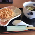 Surugaji - 桜えびのかき揚げと蕎麦