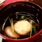 つるや旅館 - 【2019.5.4(土)】お椀…ふくさしんじょう、三つ葉