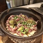 酒井商会 - 蛍烏賊と蕗の薹の土鍋ご飯