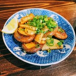 スタンドデリ チリン - 椎茸と長芋のバター醤油炒め