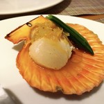 裕の輪 - 日扇貝と夏蜜柑のマリネ