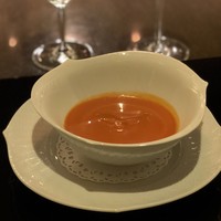 銀座うかい亭 - トマト冷製ポタージュ