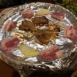 韓国家庭料理 扶餘 - こんな風に焼いた