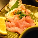 Sumibiyaki Toriton - さつま地鶏刺身2種盛り