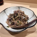 鮨 はしもと - 蛍烏賊と花山葵の酢飯和え