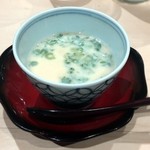 鮨 はしもと - 蛤と菜の花の茶碗蒸し