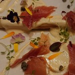 イル プレージョ - アスパラに生ハムがよく合いました