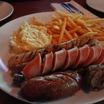 Sport Stube - 1902_Sport Stube_Bockwurst＠100,000Rp(ソーセージ)+Bratwurst＠120,000Rp(ソーセージ)