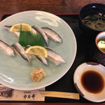 お食事処 カモ井寿司 - ままかり寿司(¥1,000)