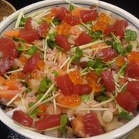 花見鮨 - ばらちらし1,200円