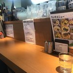 うどん屋 ろっか - カウンター