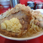 ラーメン二郎 - 小ラーメン＋うずら