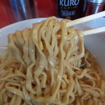 ラーメン二郎 - 細めながら量がめっちゃ多い