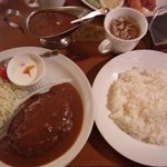 サンローゼ - ハンバーグカレーセット