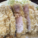 かつ丼多勝 - リブロースの断面