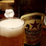 牡舞蠣小松座 - 中瓶ビール