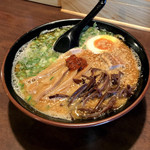 ラーメン康竜 - ＊自分仕立てネギごまラーメン（¥900）