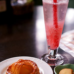 大正浪漫喫茶室 - アップルパイとドリンクのセットで。