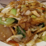 上海王 - 五目野菜の炒めランチ：700円