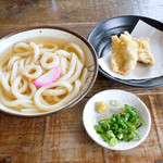 カマ喜ri - かけと、とり天と薬味