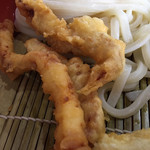 うどんや まるちゃん - イカ天のアップです