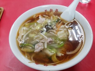 玉泉亭 - サンマーメン 650円