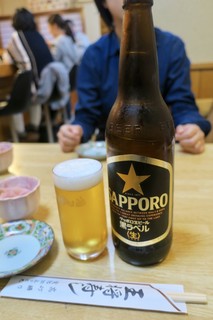 王将寿し - ビール大瓶 1000円