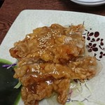 中華料理 餃子屋台 - レモン鳥(鳥のから揚げレモンソースかけ)