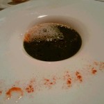 オーベルジュ・オー・ミラドー - 緑のスープ